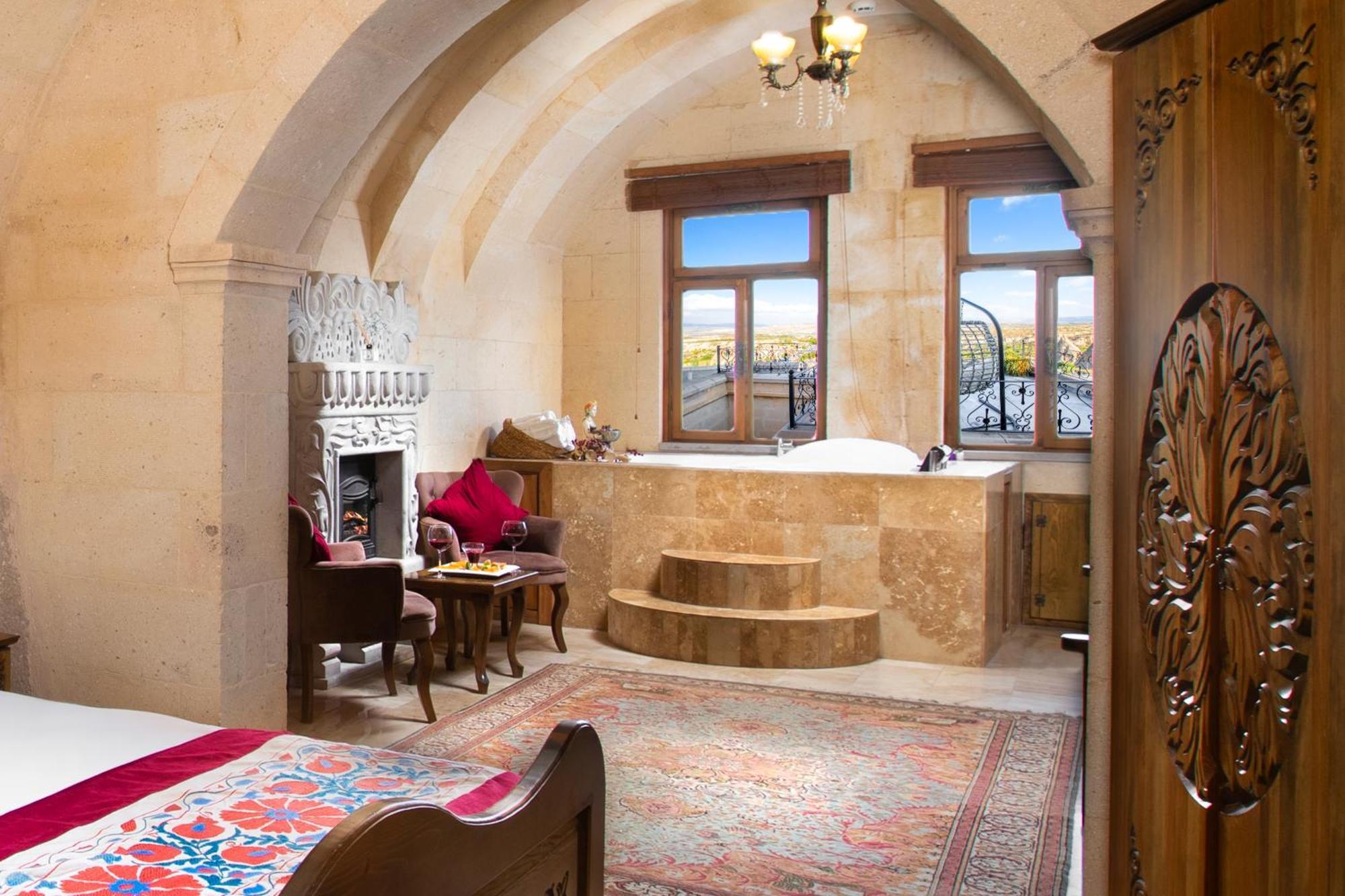 Simera In Cappadocia - Special Class - Best View Rooftop Uçhisar Exterior photo